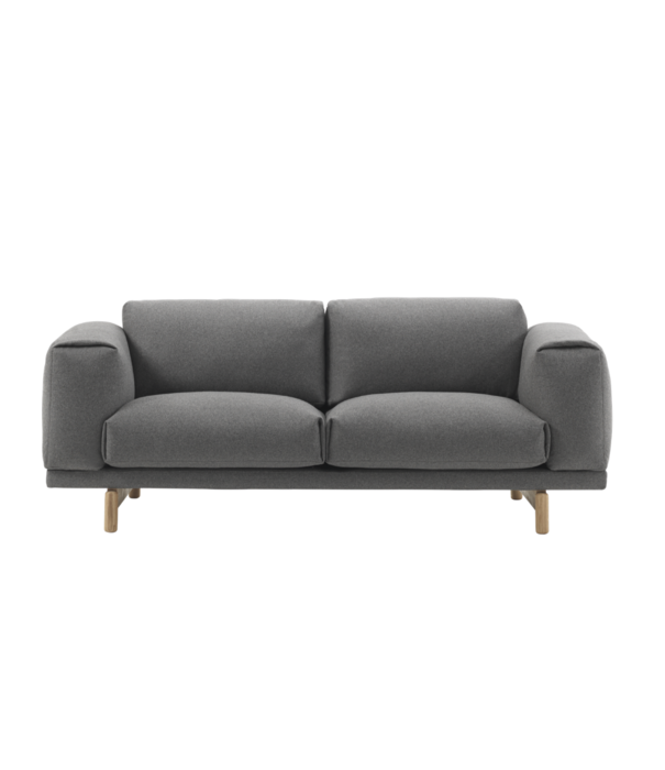 Rest 2 seater Sofa oak base NORDIC NEW