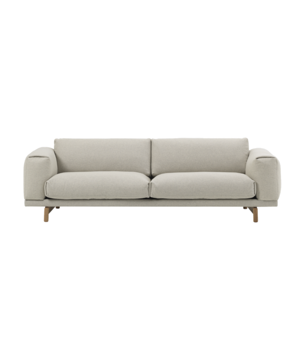 Muuto Rest 2-zits Bank, eiken voet, varianten