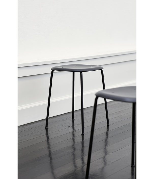 Hay  Hay - Soft Edge 75 stool, chromed base