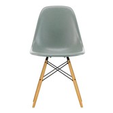 Vitra Eames Fiberglass Stoel DSW, esdoorn goud onderstel