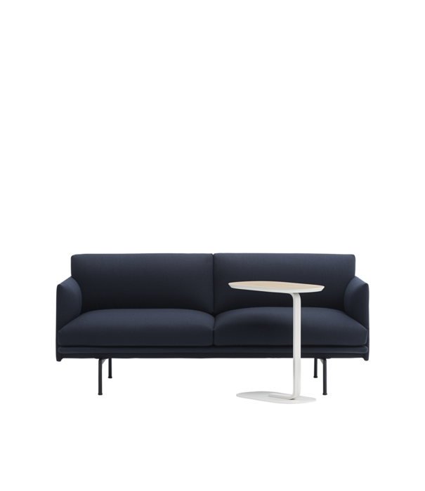 Muuto  Muuto - Outline 2-seater sofa - black base