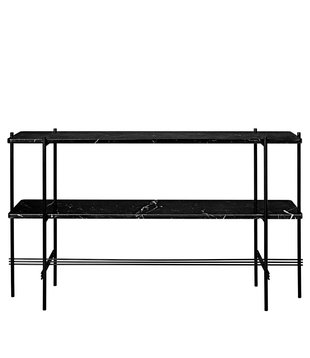 Gubi - TS Console table 2 rack marble top L120 cm.