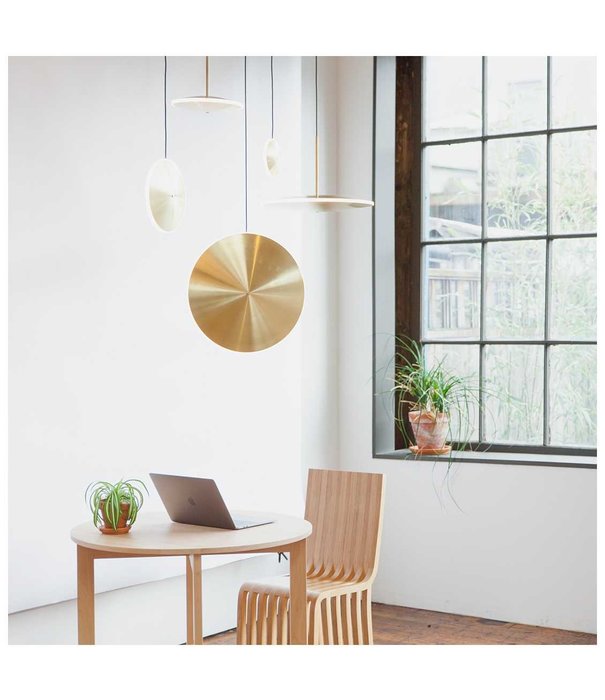 Graypants  Chrona Dish Vertical Pendant LED brass