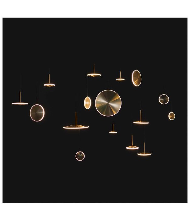 Graypants  Chrona Dish Horizontal Hanglamp LED messing