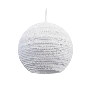Scraplights Moon Pendant white