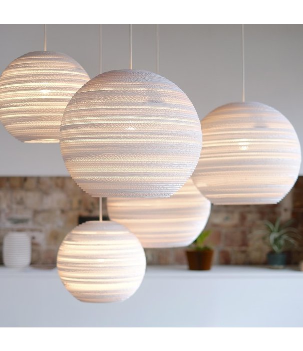 Graypants  Scraplights Moon Hanglamp wit