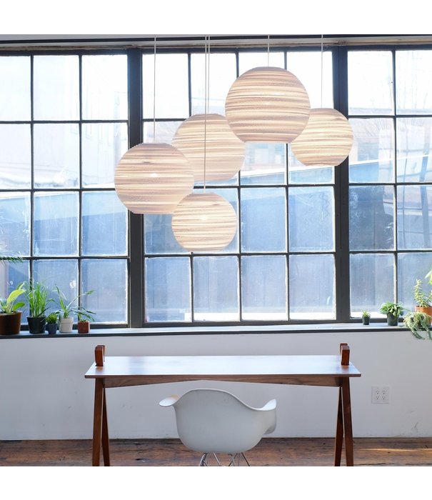 Graypants  Scraplights Moon Hanglamp wit