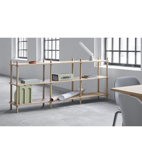 Normann Copenhagen  Normann Copenhagen -Jam bookcase 8 poles oak