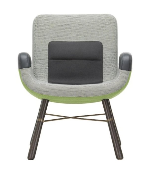 Vitra  Vitra  East River Fauteuil, eiken onderstel