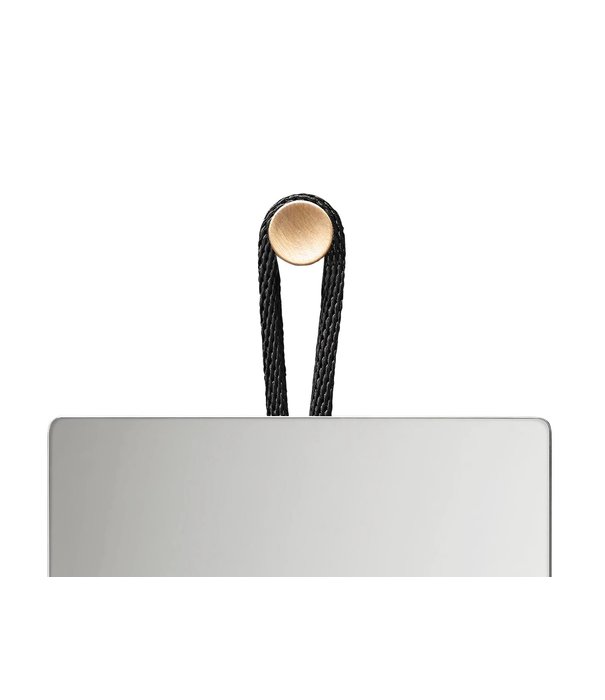 Design House Stockholm  Design House Stockholm - Lasso mirror tall clear - black