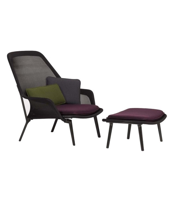 Vitra   Vitra - Slow Chair lounge stoel & Ottoman