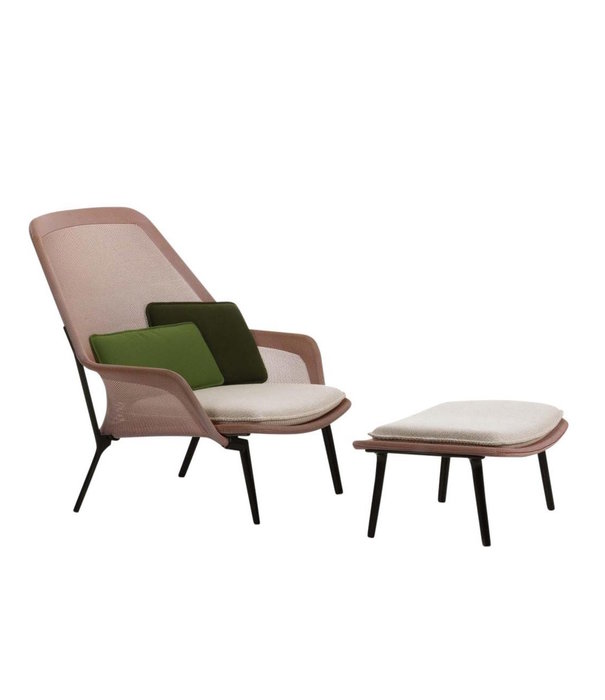 Vitra   Vitra - Slow Chair lounge stoel & Ottoman