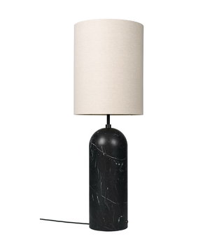 Gubi Gravity Floor Lamp XL High black marble
