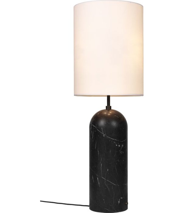 Gubi  Gubi - Gravity vloerlamp XL high - zwart marmer