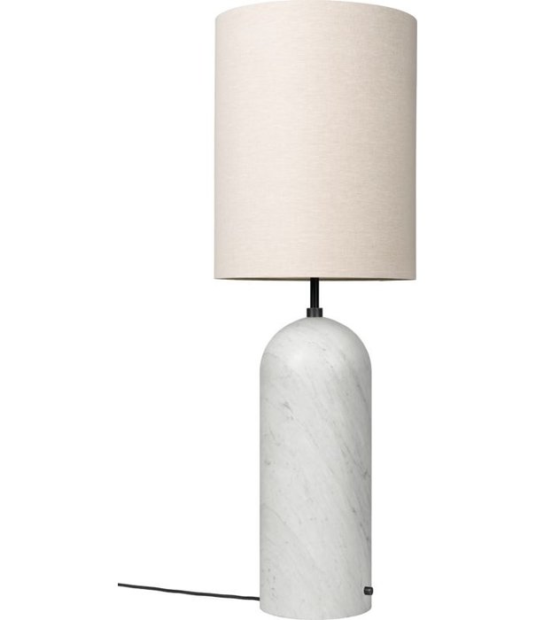 Gubi  Gubi - Gravity vloerlamp XL high - wit marmer