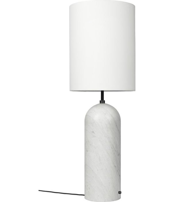 Gubi  Gubi - Gravity vloerlamp XL high - wit marmer