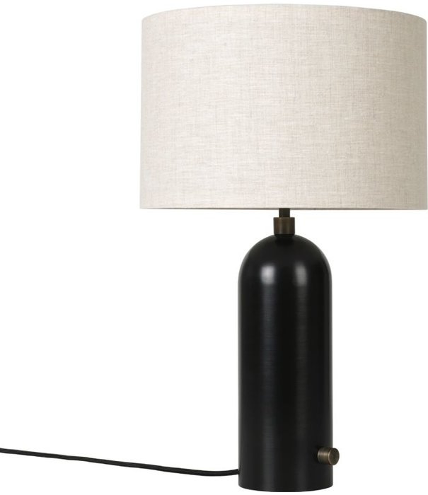 Gubi  Gubi - Gravity table lamp small - blackened steel