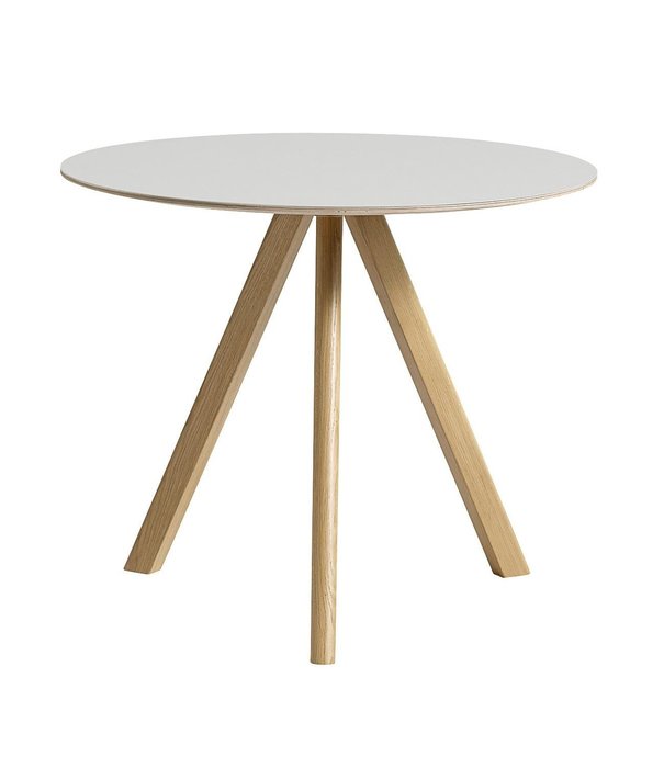 Hay  Hay CPH 20 Round Eettafel eiken onderstel 90cm