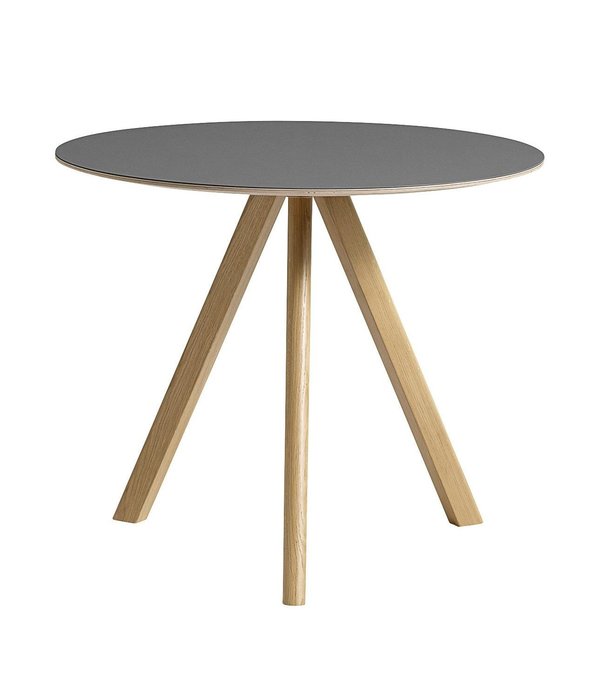 Hay  CPH 20 Round Dining Table oak base 90cm