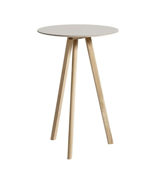 Hay  CPH 20 High Table oak base Ø70 - H105