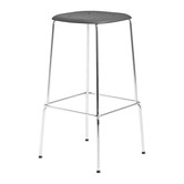 Hay - Soft Edge 80 high bar stool, chromed base
