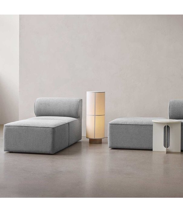 Audo Hashira Floor Lamp raw linen