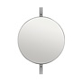 Gubi - IOI wall mirror matt black Ø80