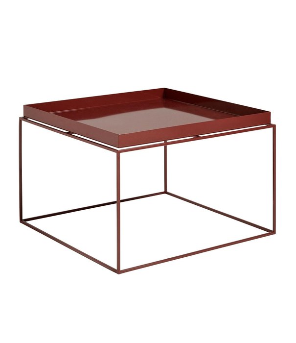 Hay  Hay - Tray table coffee - chocolate high gloss 60 x 60