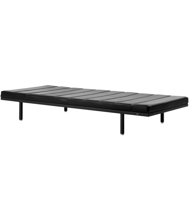 Vipp  Vipp 461 Daybed zwart leer, zwart frame
