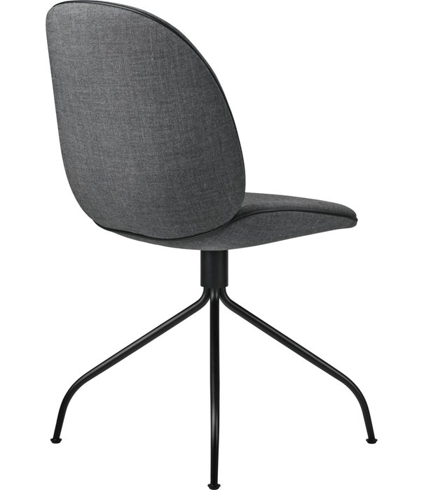 Gubi  Gubi - Beetle meeting stoel upholstered - black swivel base