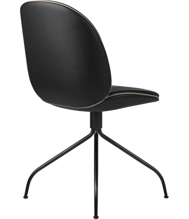 Gubi  Gubi Beetle Meeting Chair upholstered, swivel base black