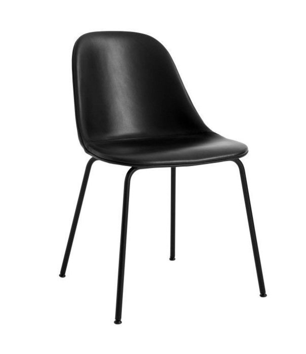 Audo Audo -  Harbour Side Dining chair uph. - black tube base