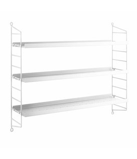Pocket Metal Cabinet white / white