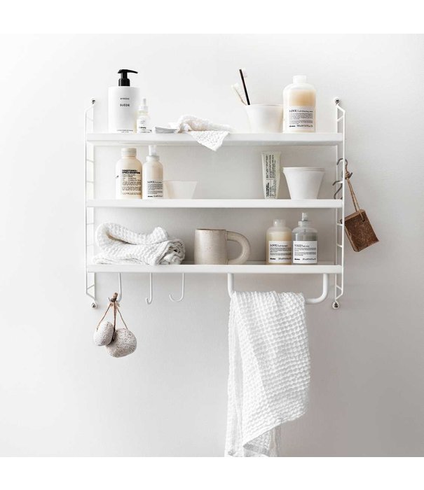 String  Furniture String Pocket Metal cabinet white