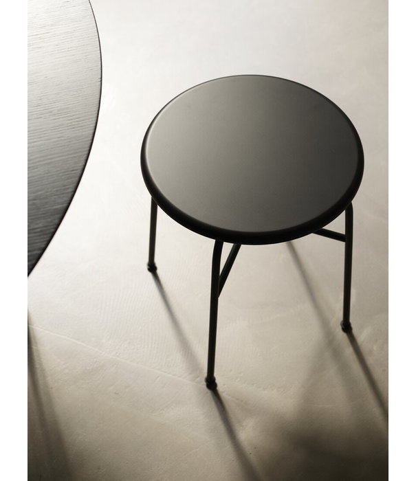 Audo Audo Copenhagen Afteroom Stool black ash