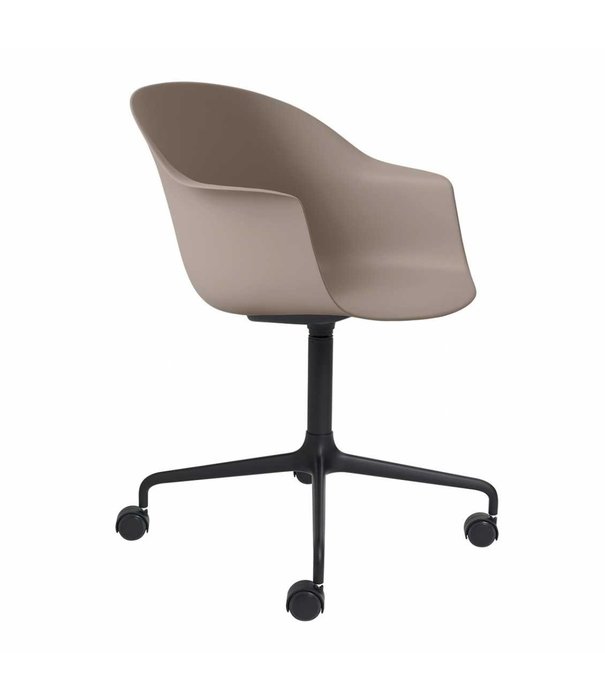 Gubi  Gubi - Bat meeting chair 4 star base with castors