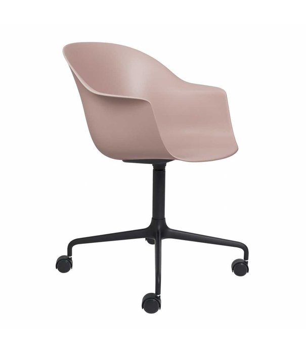 Gubi  Gubi - Bat meeting chair 4 star base with castors