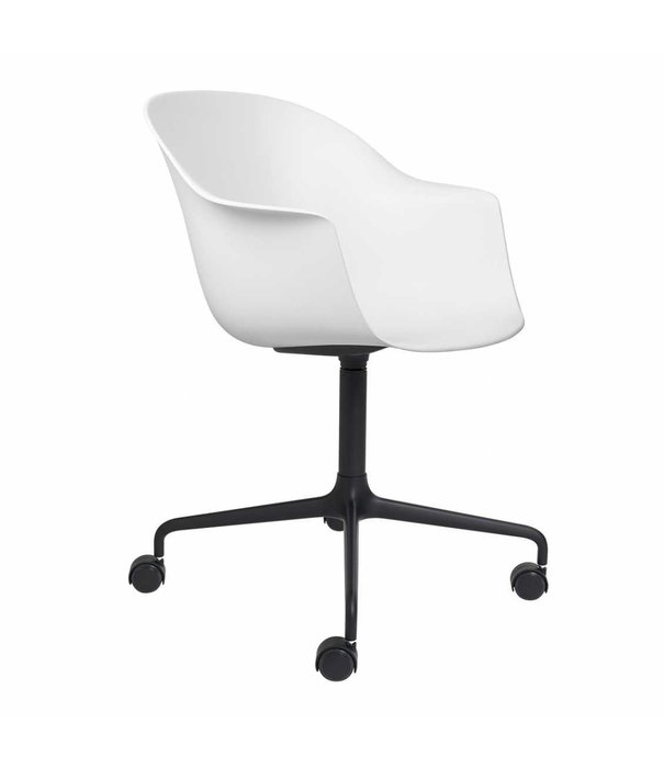 Gubi  Gubi - Bat meeting chair 4 star base with castors