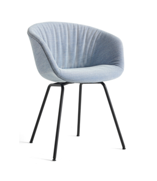 Hay AAC 27 Soft Chair fully upholstered, tube base