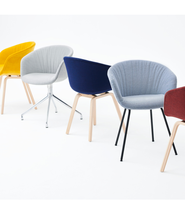 Hay  Hay AAC 27 Soft Chair fully upholstered, tube base
