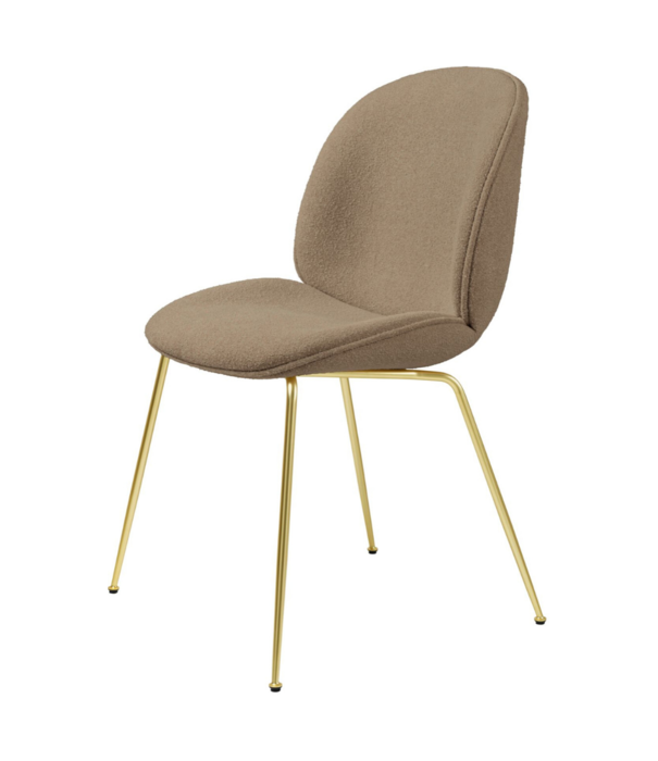 Gubi  Gubi Beetle Dining Chair boucle 003 sand, conic base