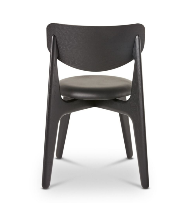 Tom Dixon  Tom Dixon - Slab chair black oak - black leather