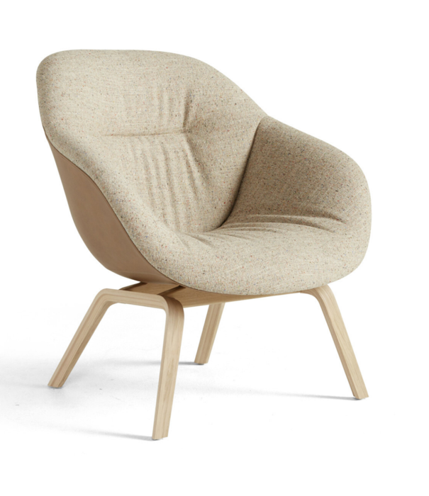 Hay  Hay - AAL 83 Soft Duo lounge chair tapered wood base