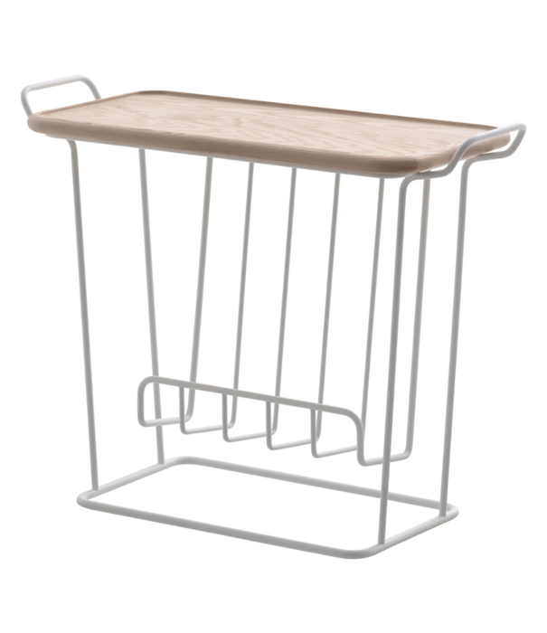 Maze  Maze Minnie Mae Wood Side Table white, ash