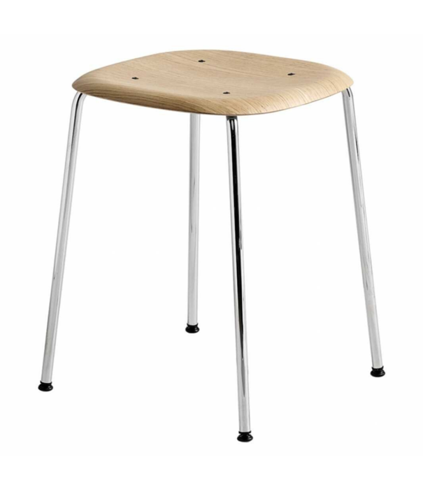 Hay  Hay - Soft Edge 70 stool chromed base