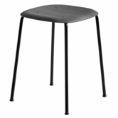 Hay - Soft Edge 70 stool black base