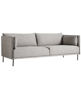 Hay - Silhouette 3 seater sofa - black base