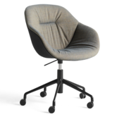 Hay - AAC 153  soft duo swivel chair with castors and gas lift