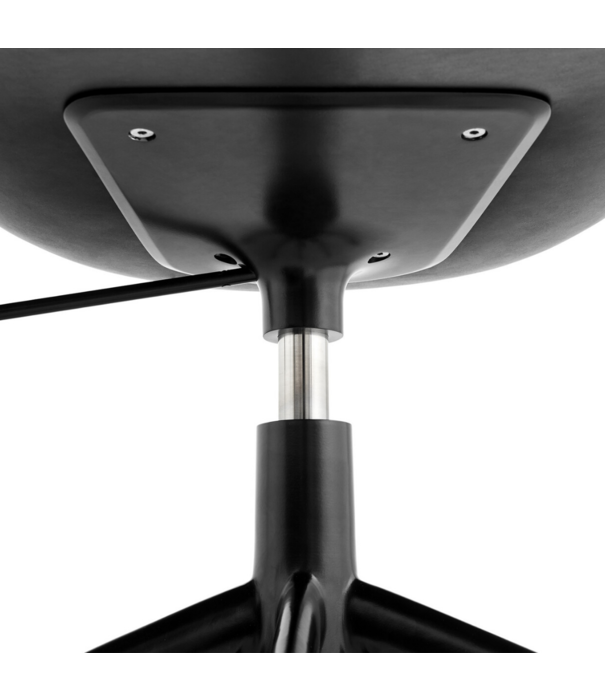 Hay  AAC 153  Soft Chair leather, 5 star swivel with castors / gas lift