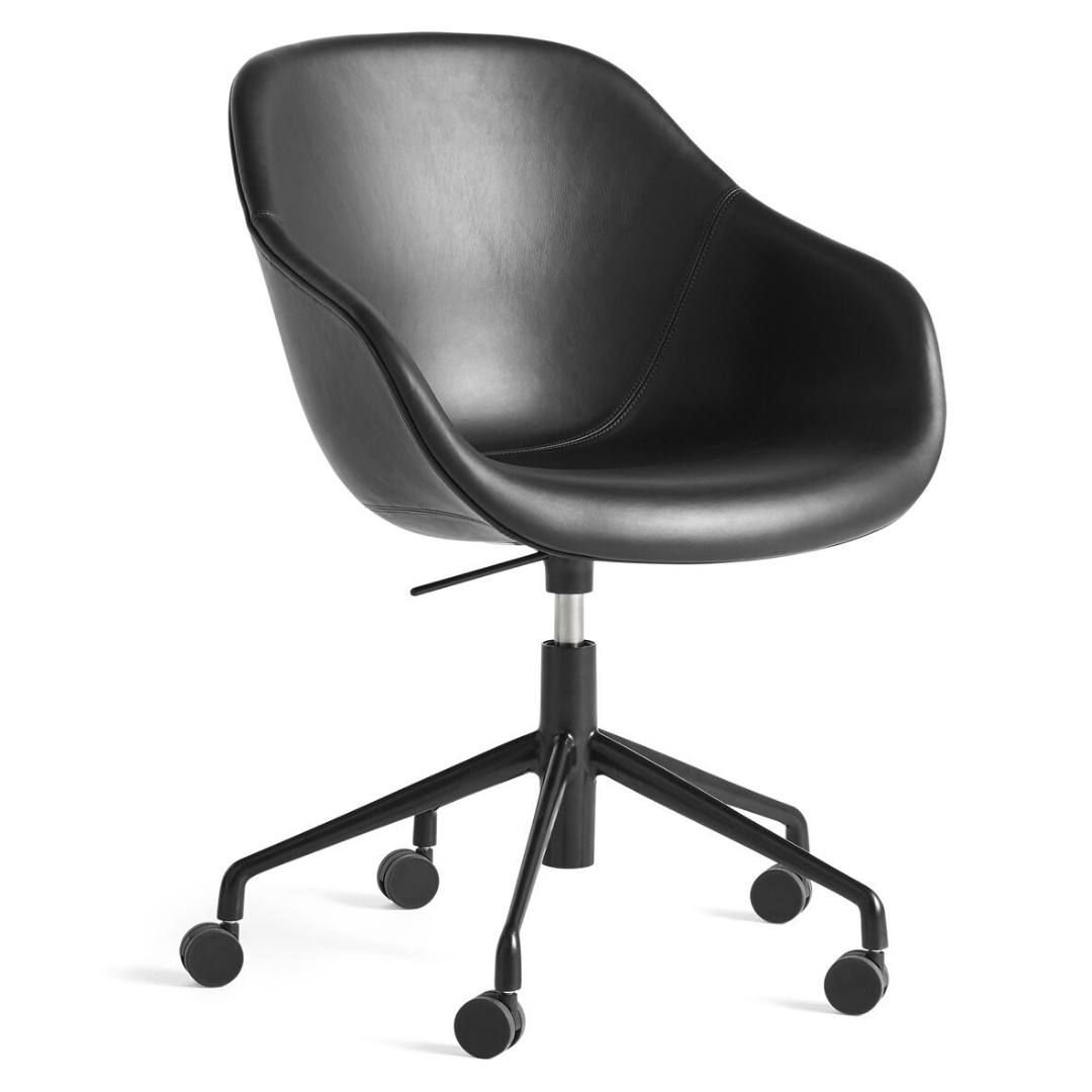 AAC 153 BUREAUSTOEL, GESTOFFEERD Nordic New Cello | comfortabele stoel met draaibare kruisvoet en wielen